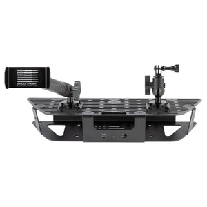 RubiGrid® GMC Sierra + Chevrolet Silverado Dash Mount with Black Arms