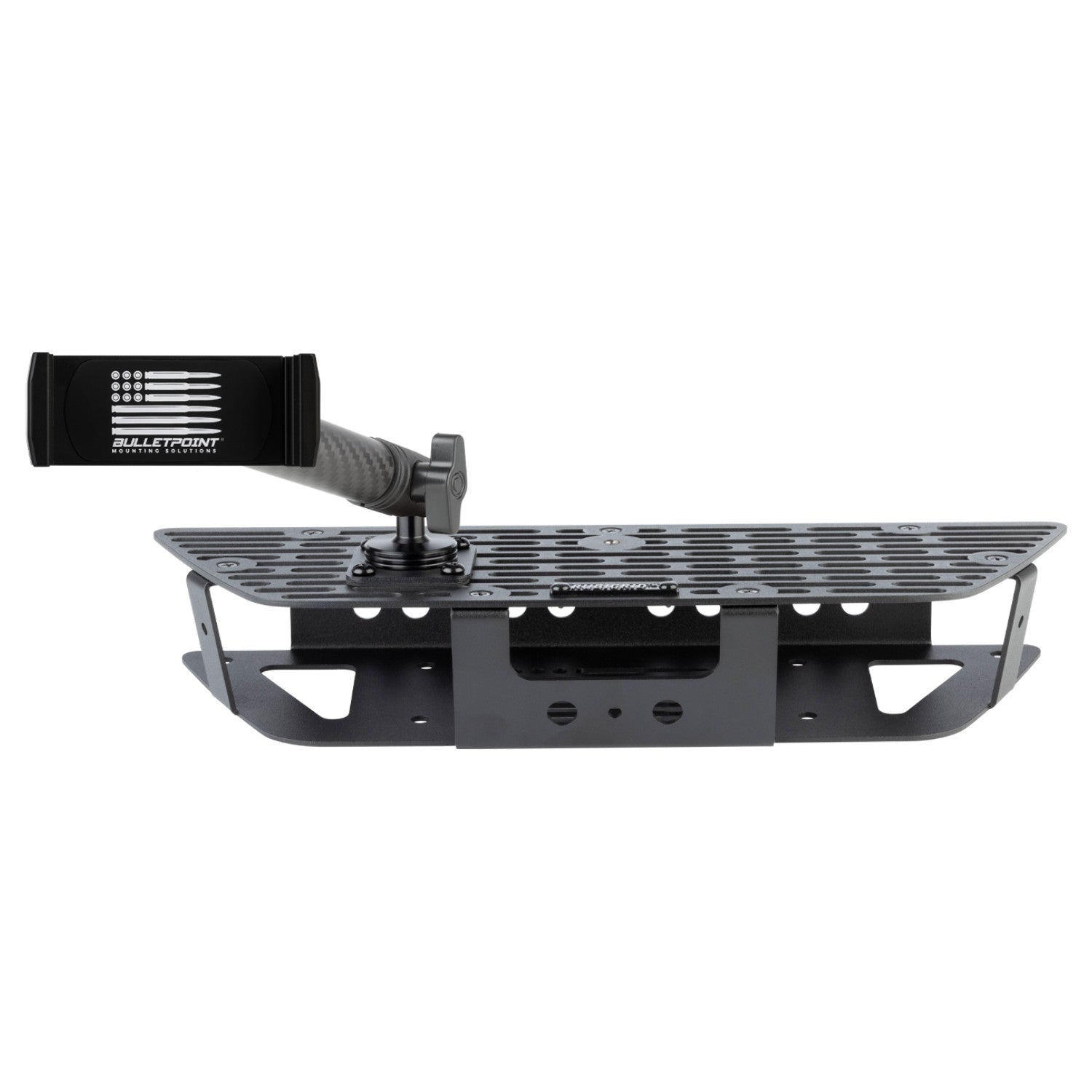 RubiGrid® GMC Sierra + Chevrolet Silverado Dash Mount with Black Arms