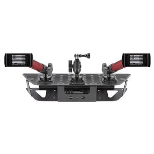 RubiGrid® GMC Sierra + Chevrolet Silverado Dash Mount with Red Arms