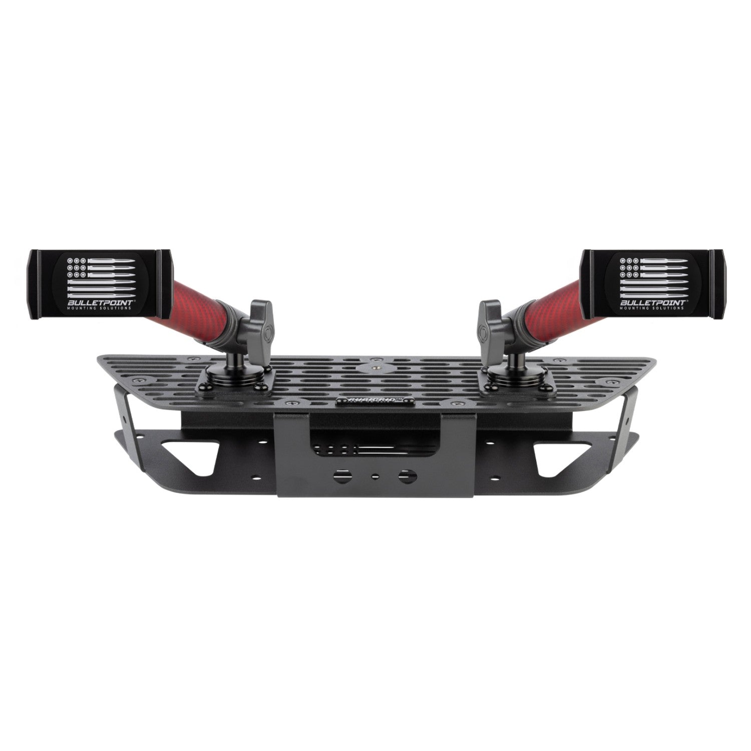 RubiGrid® GMC Sierra + Chevrolet Silverado Dash Mount with Red Arms