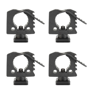 Quick Release Adjustable Clamp Mounts 1-1/4" to 1-5/8" Compatible with MOLLE Panels
