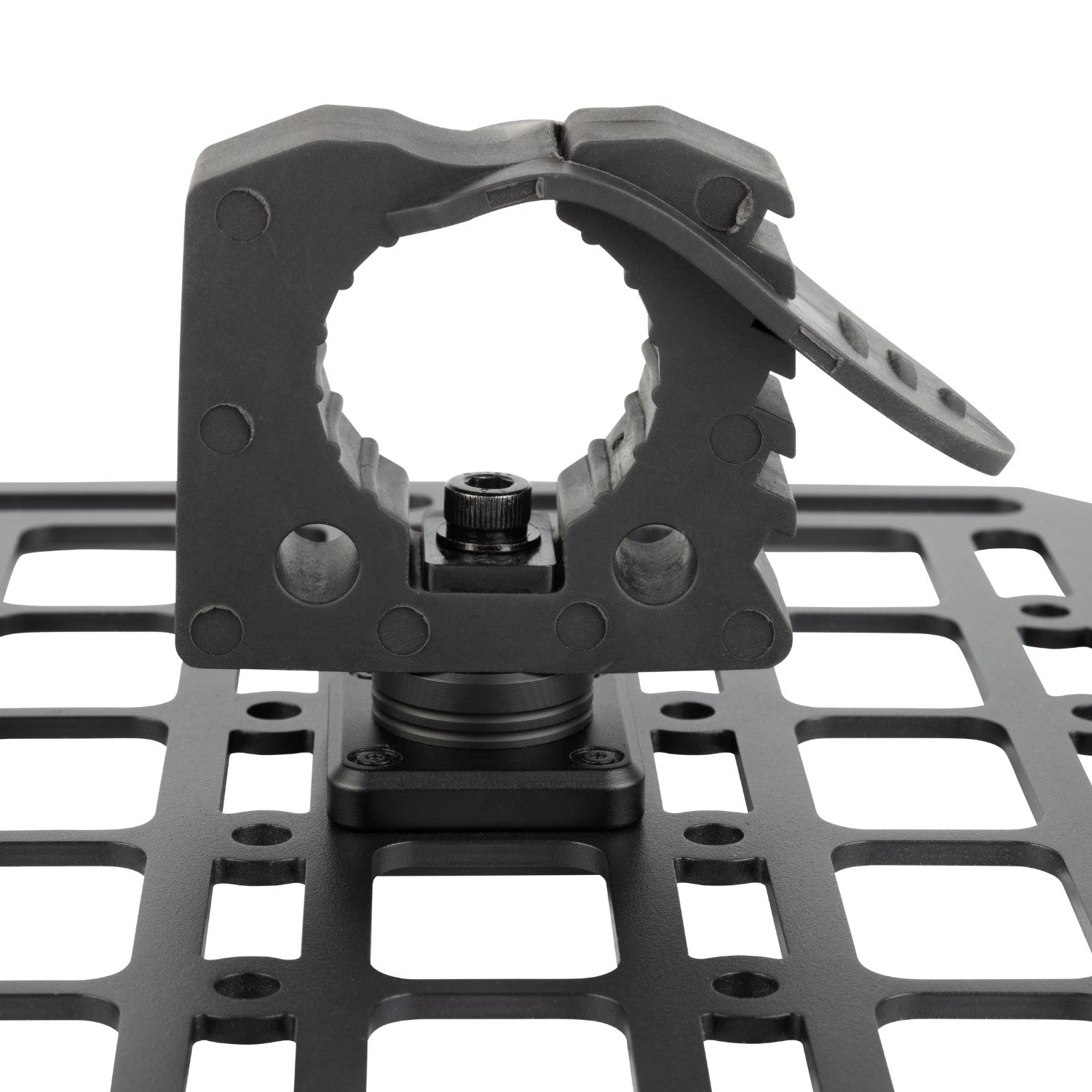 Quick Release Adjustable Clamp Mounts 1-1/4" to 1-5/8" Compatible with MOLLE Panels
