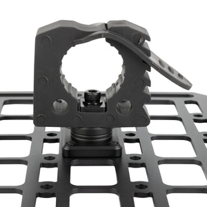 Quick Release Adjustable Clamp Mounts 1-1/4" to 1-5/8" Compatible with MOLLE Panels
