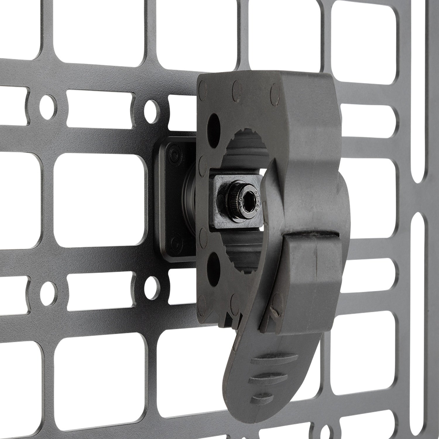 Quick Release Adjustable Clamp Mounts 1-1/4" to 1-5/8" Compatible with MOLLE Panels