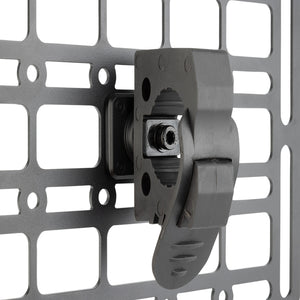 Quick Release Adjustable Clamp Mounts 1-1/4" to 1-5/8" Compatible with MOLLE Panels