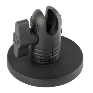 2.6-inch Diameter Round Universal Magnetic Base with 20mm Connector End Nubby Edition