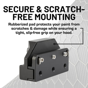 CNC Aluminum Universal Off-Road Hood-Mounted Light Brackets (Set of 2)