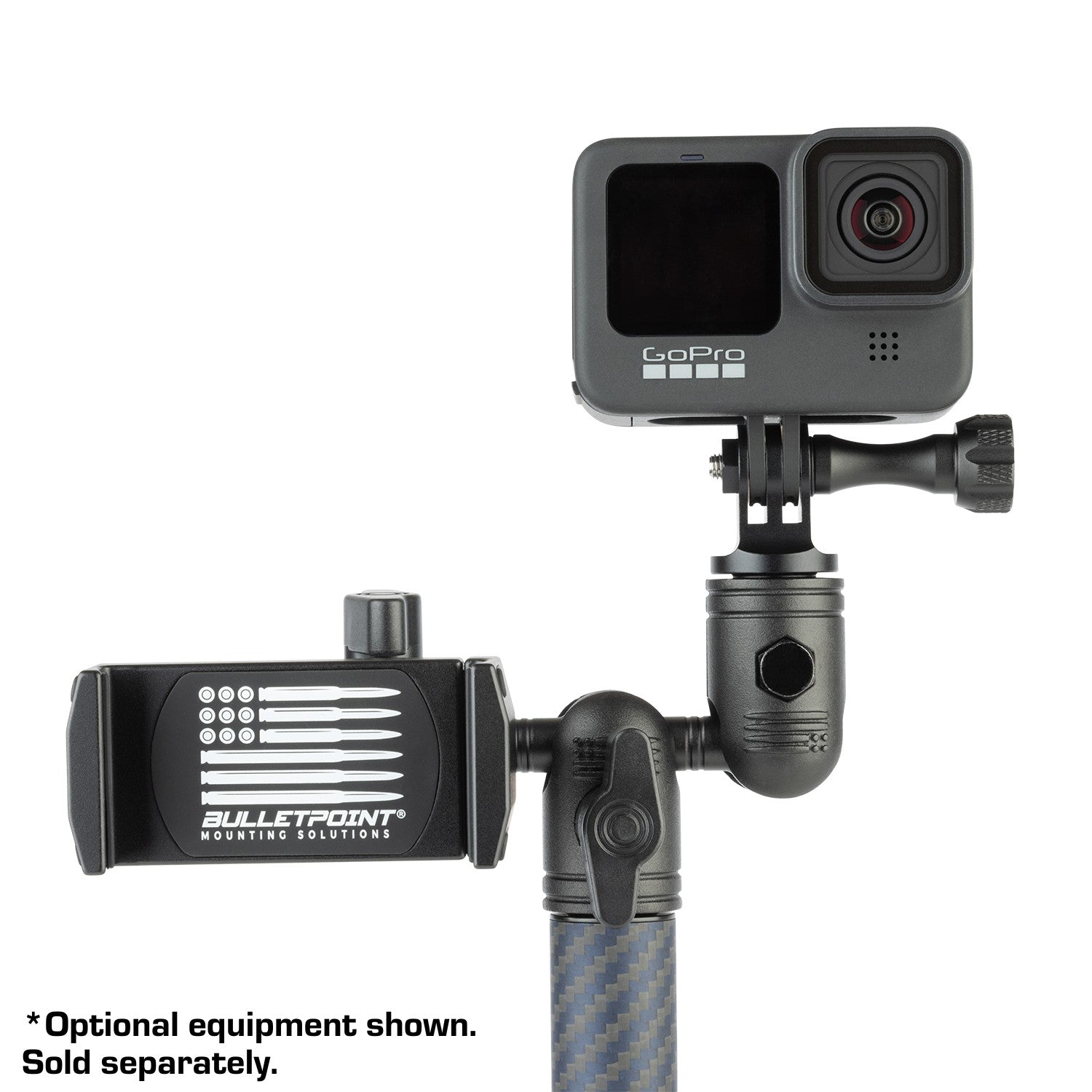 3-Way Connector - Dual 20mm Ball Mounts + Single 20mm Connector End