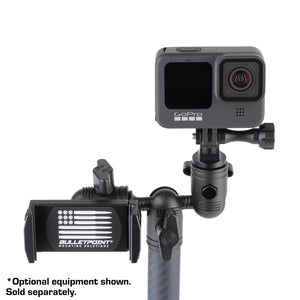 3-Way Connector - Dual 20mm Ball Mounts + Single 20mm Connector End