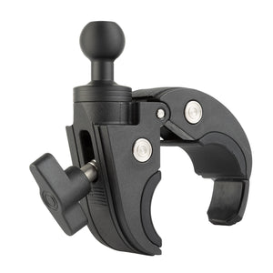Quick-Adjust Bar Clamp Mount with 20mm Ball - Fits 0.5"-2" Bars