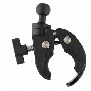 Quick-Adjust Bar Clamp Mount with 20mm Ball - Fits 0.5"-2" Bars