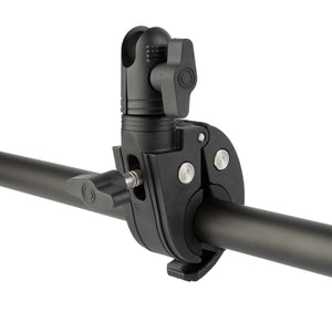 Quick-Adjust Bar Clamp Mount with 20mm Connector End Nubby Edition - Fits 0.5" to 2" Bars