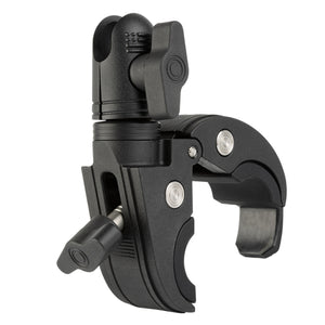 Quick-Adjust Bar Clamp Mount with 20mm Connector End Nubby Edition - Fits 0.5" to 2" Bars
