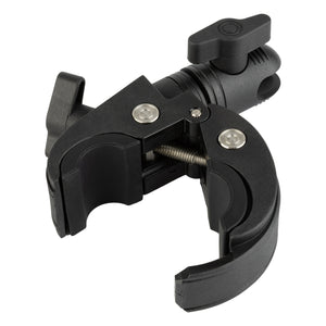 Quick-Adjust Bar Clamp Mount with 20mm Connector End Nubby Edition - Fits 0.5" to 2" Bars