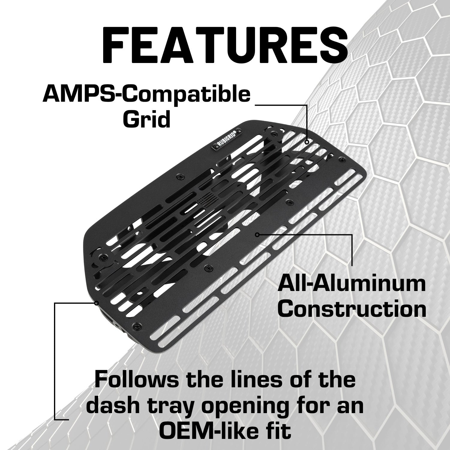 RubiGrid® 2025+ Nissan Frontier Dash Mount Phone Holder