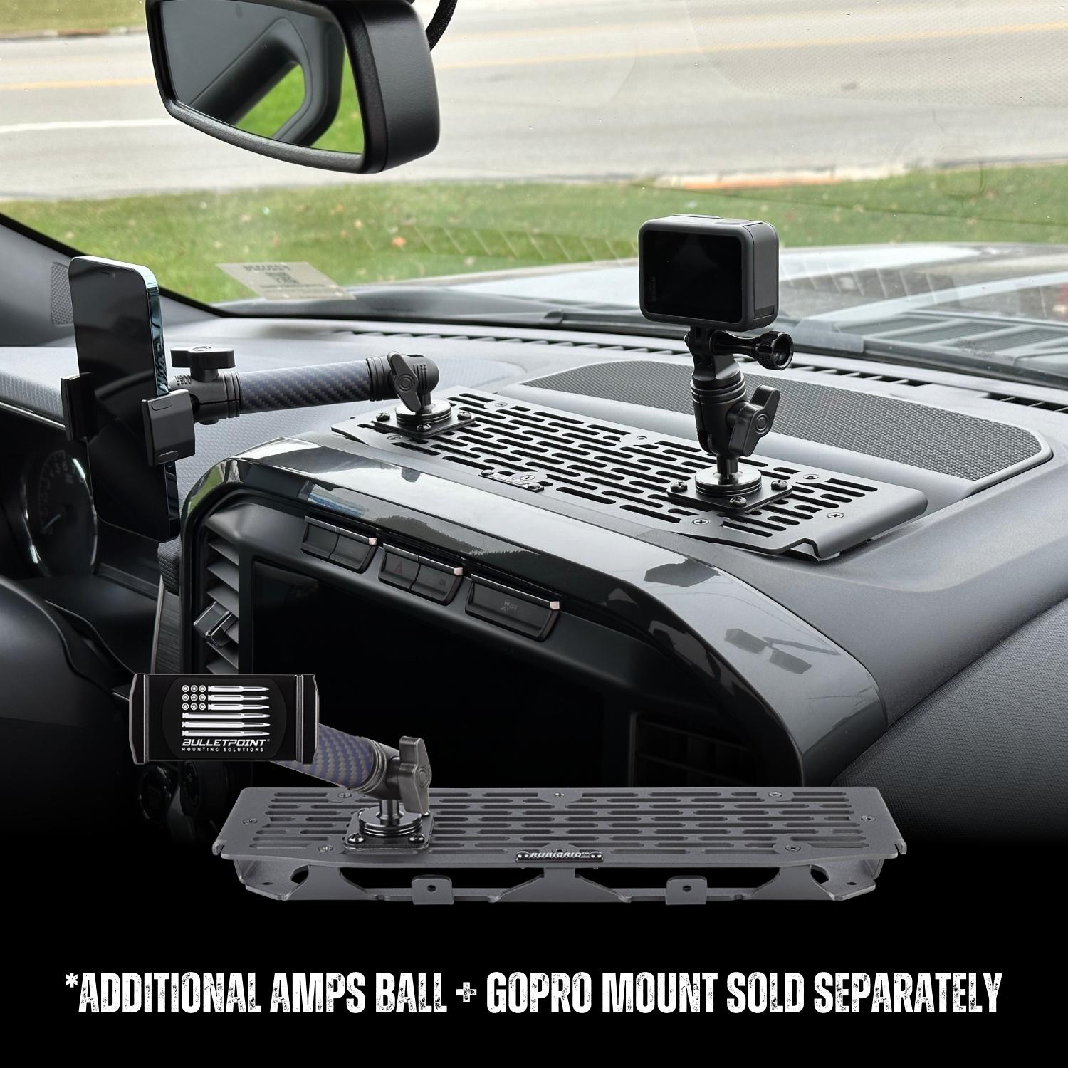 RubiGrid® 2021-2026 Ford F-150 & Raptor Phone Holder Multi-Device Dash Mount