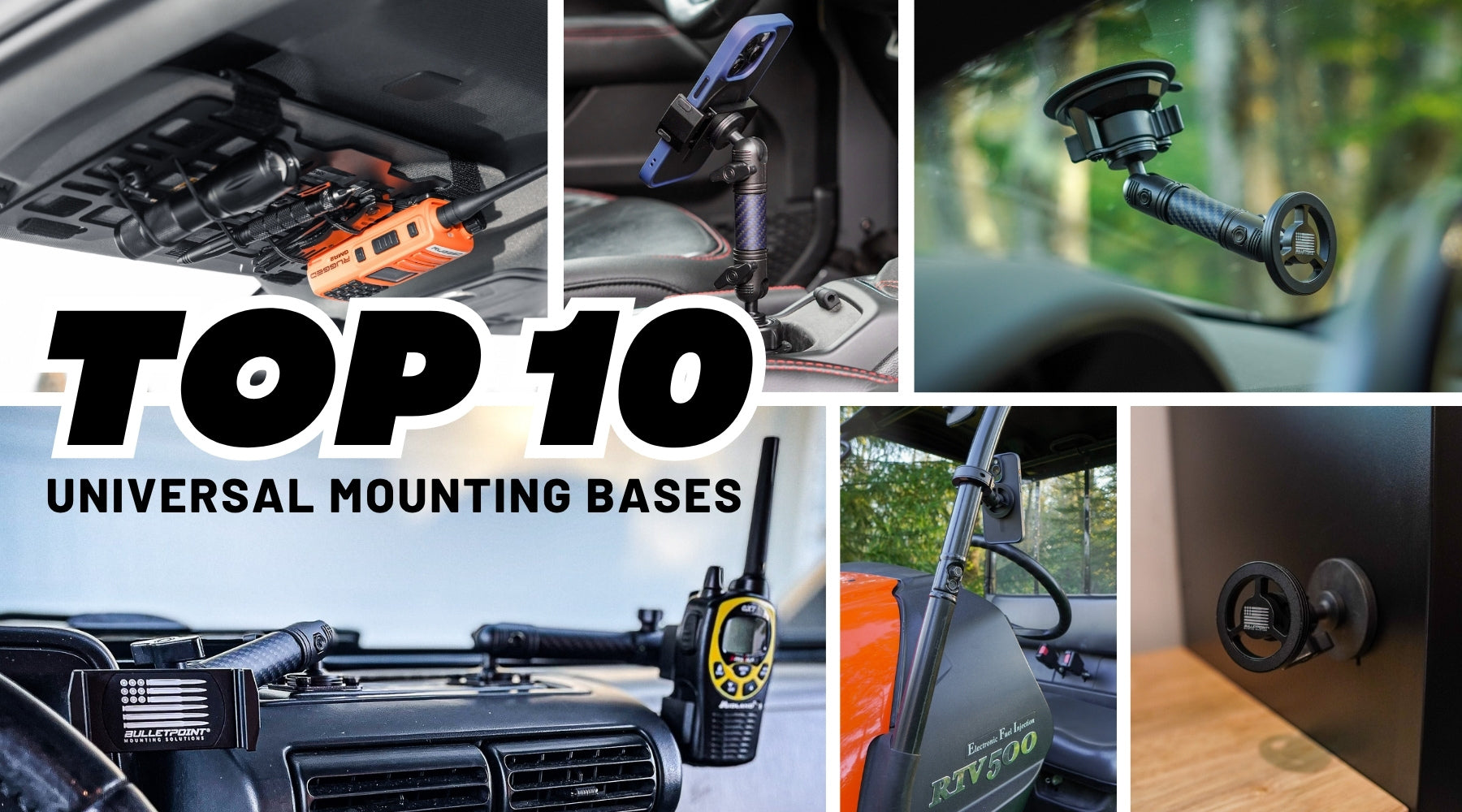 Universal Mount System Top 10 Universal Mounting Bases - Bulletpoint Mounting Solutions
