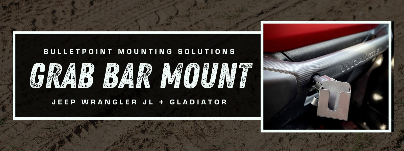 Jeep Wrangler JL & Gladiator Grab Bar Mount Accessories