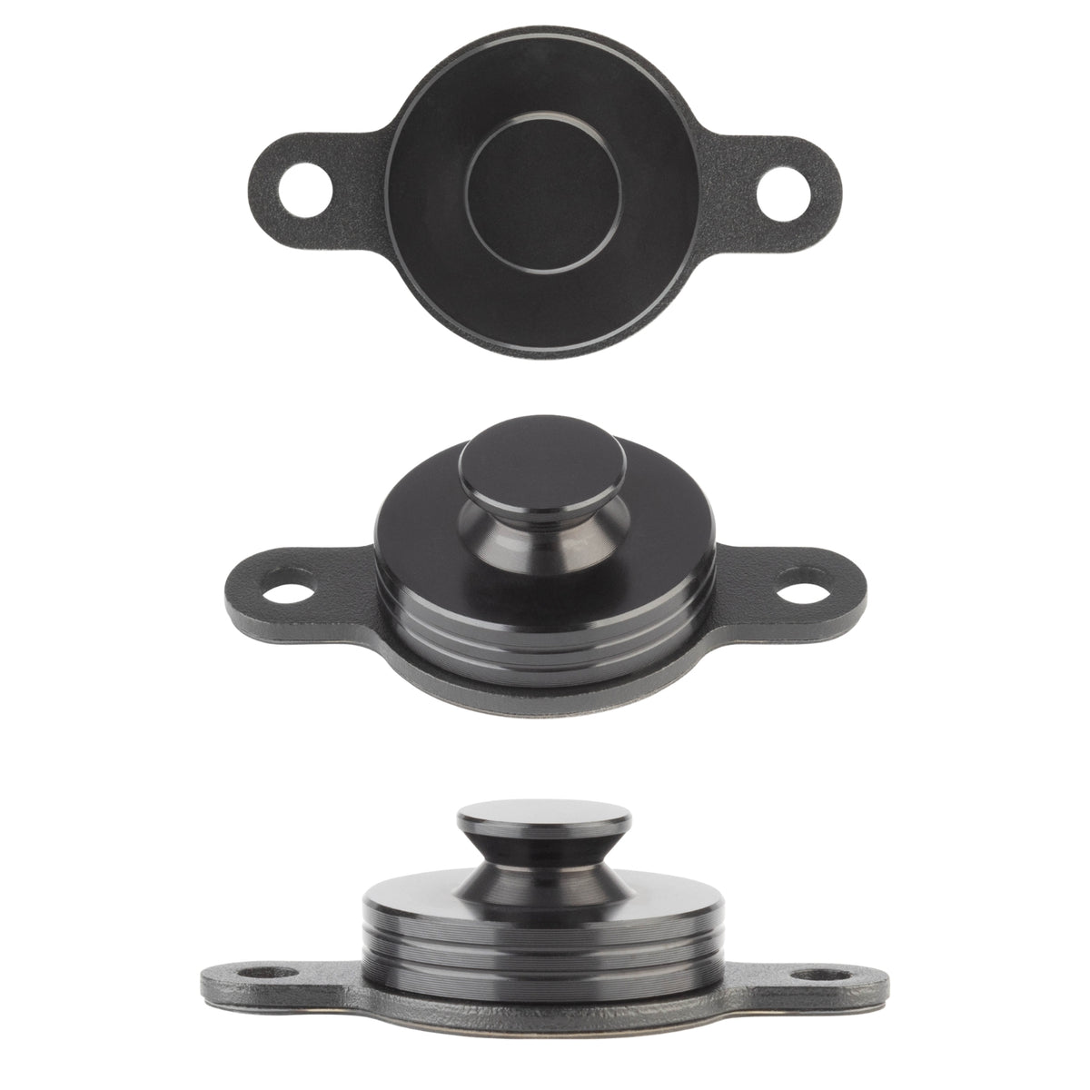 AMPS Compatible Mounting Plate with 20mm Connector End Nubby Edition