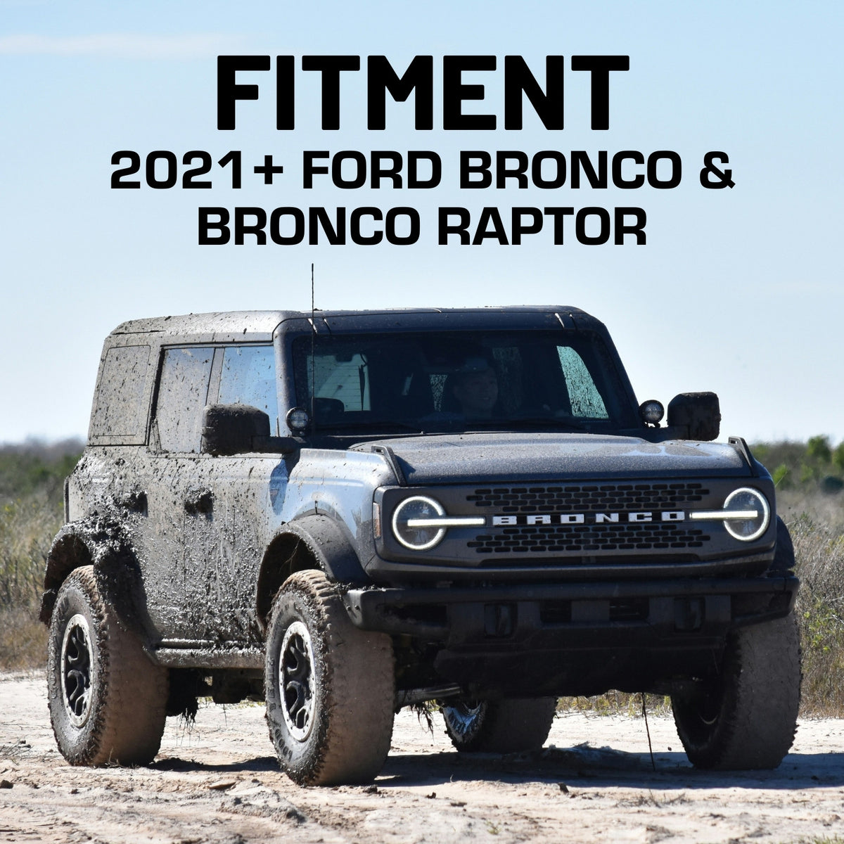 RubiGrid® 2021+ Ford Bronco Accessory Ready Multi-Device Dash Mount Phone Holder