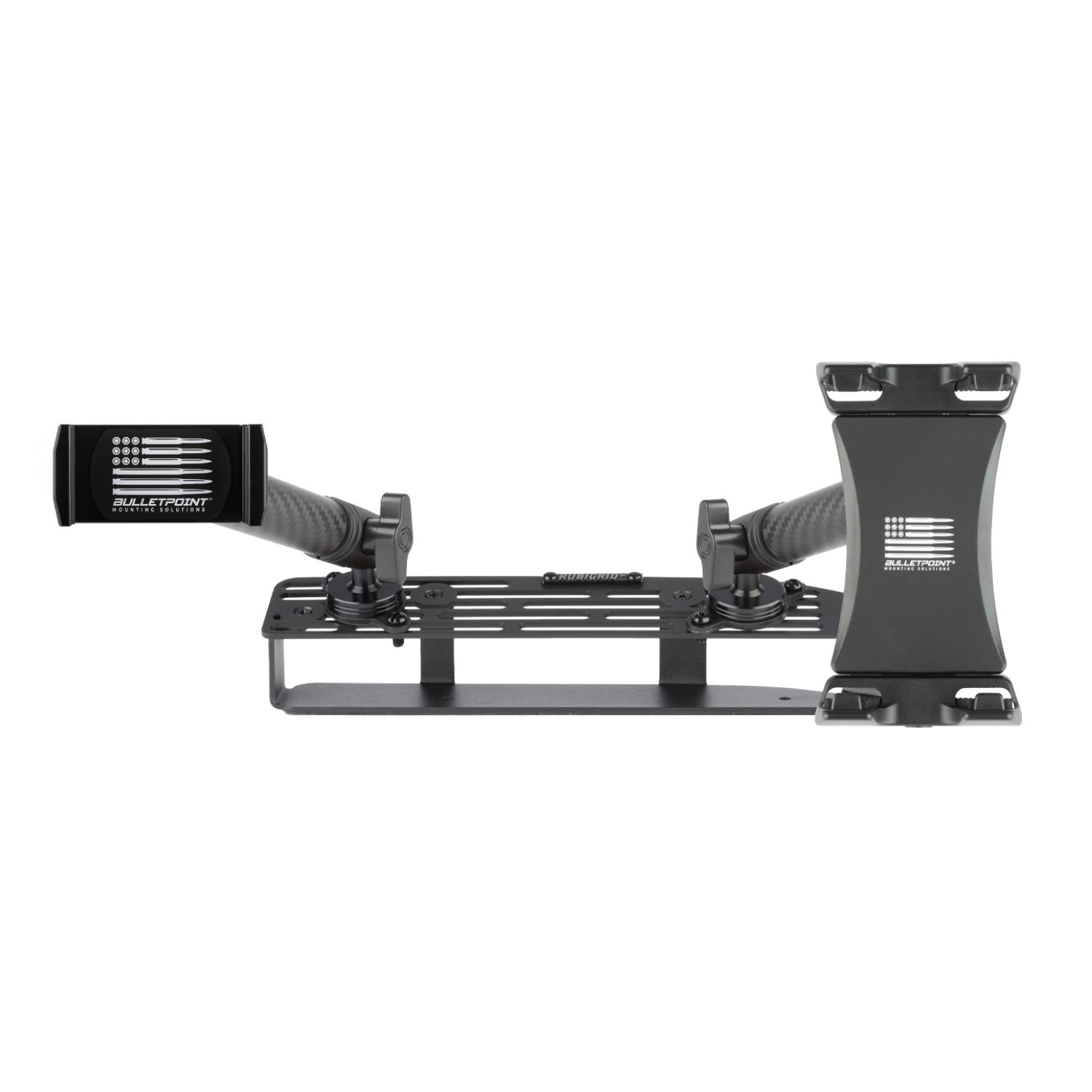 RubiGrid® 2022+ GMC Sierra + Chevrolet Silverado Dash Mount 13.4" Screen with Black Arms