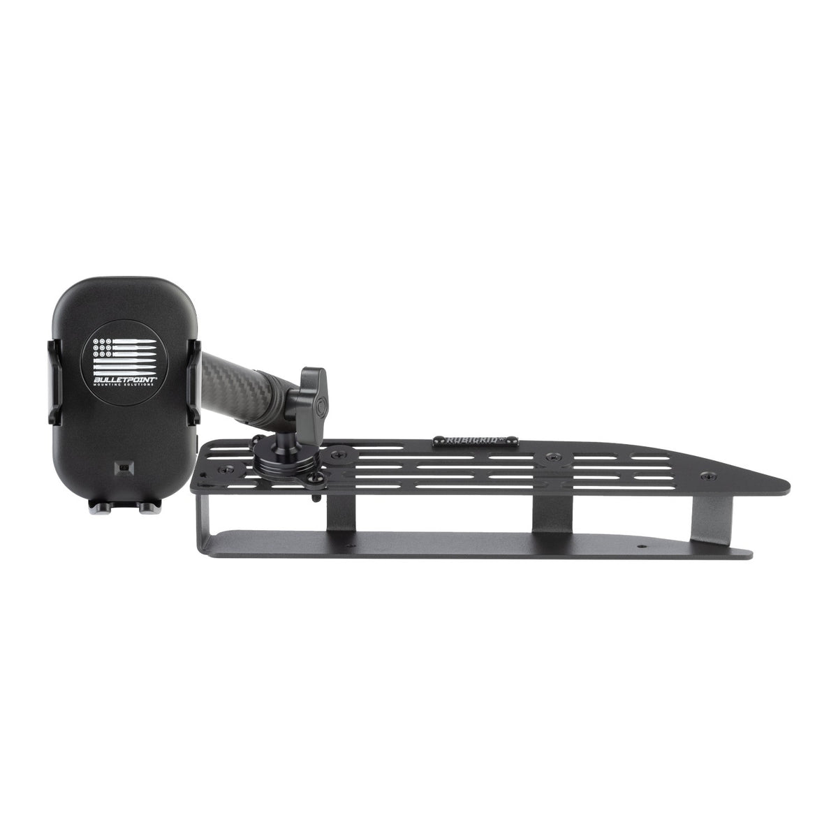 RubiGrid® 2022+ GMC Sierra + Chevrolet Silverado Dash Mount 13.4&quot; Screen with Black Arms