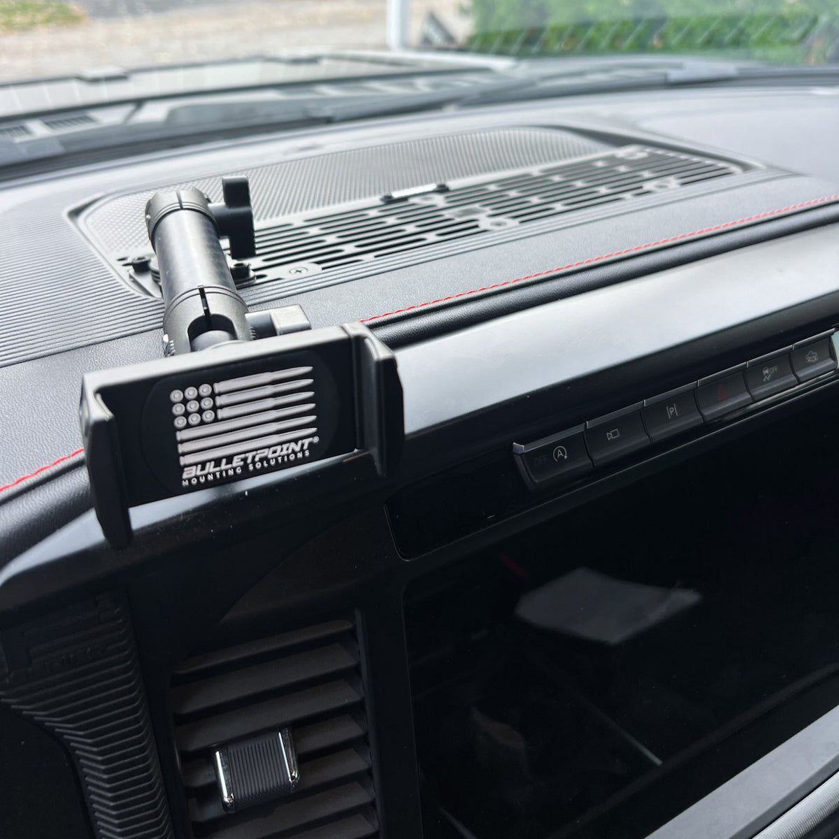 RubiGrid® 2024+ Ford F-150 &amp; Raptor Phone Holder Multi-Device Dash Mount - Narrow Dash with 14 Speaker System