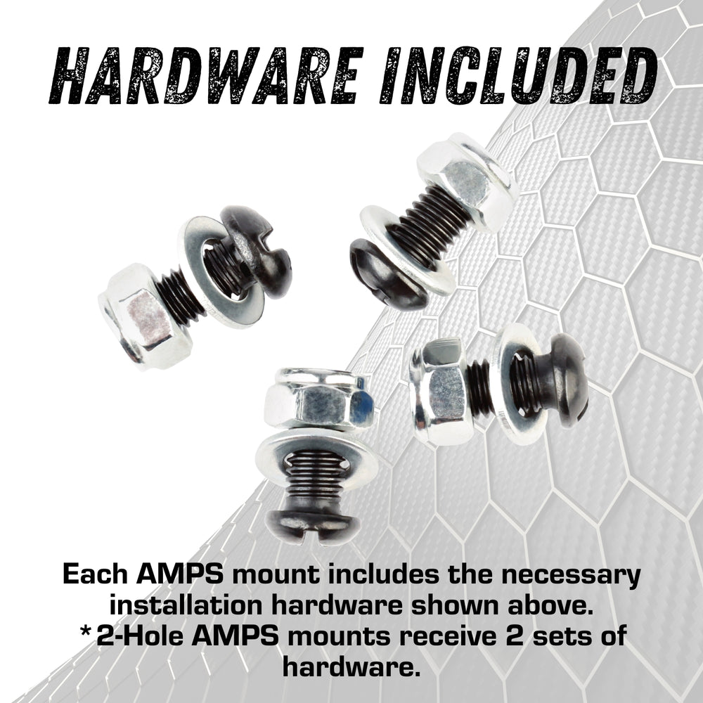 AMPS Compatible Mounting Plate with 20mm Connector End Nubby Edition ...