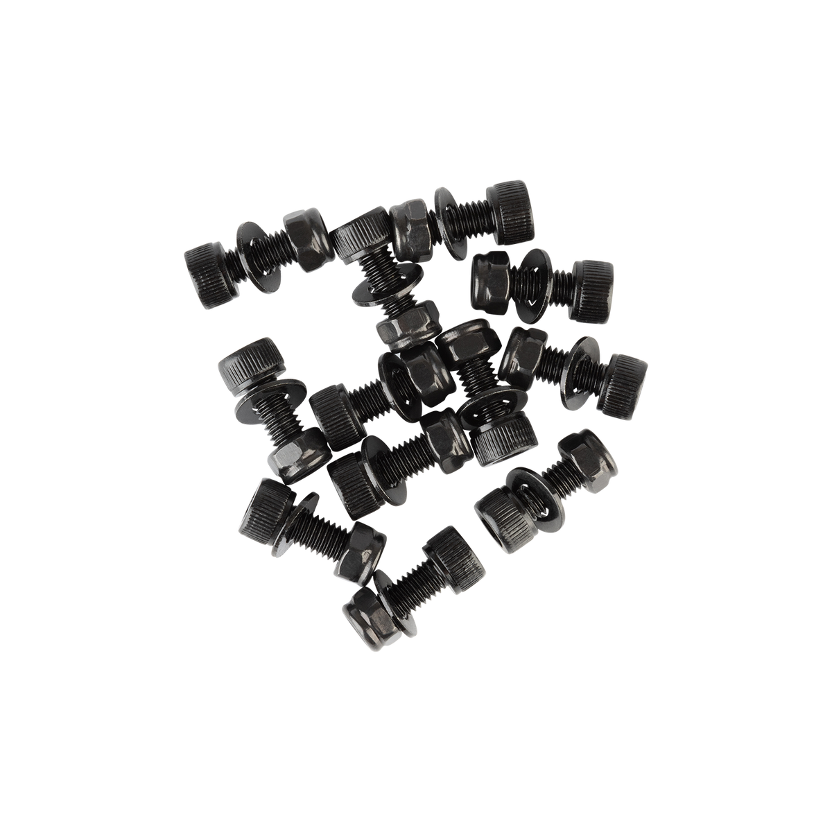 Picatinny-Style Rail Hardware Set Allen Bolts + Nuts + Washers (Set of 12)