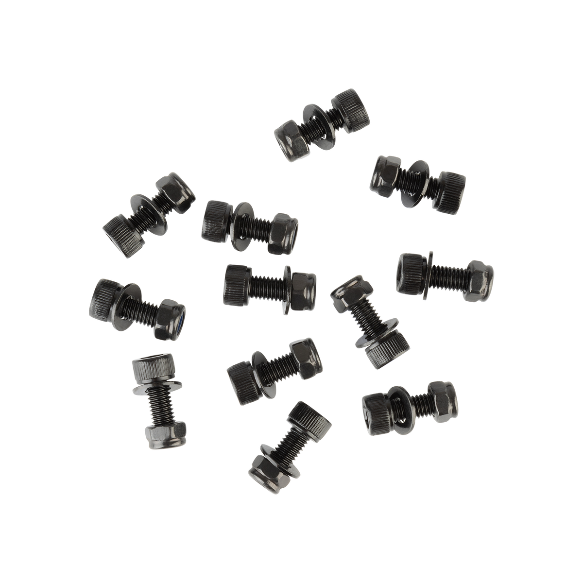 Picatinny-Style Rail Hardware Set Allen Bolts + Nuts + Washers (Set of 12)