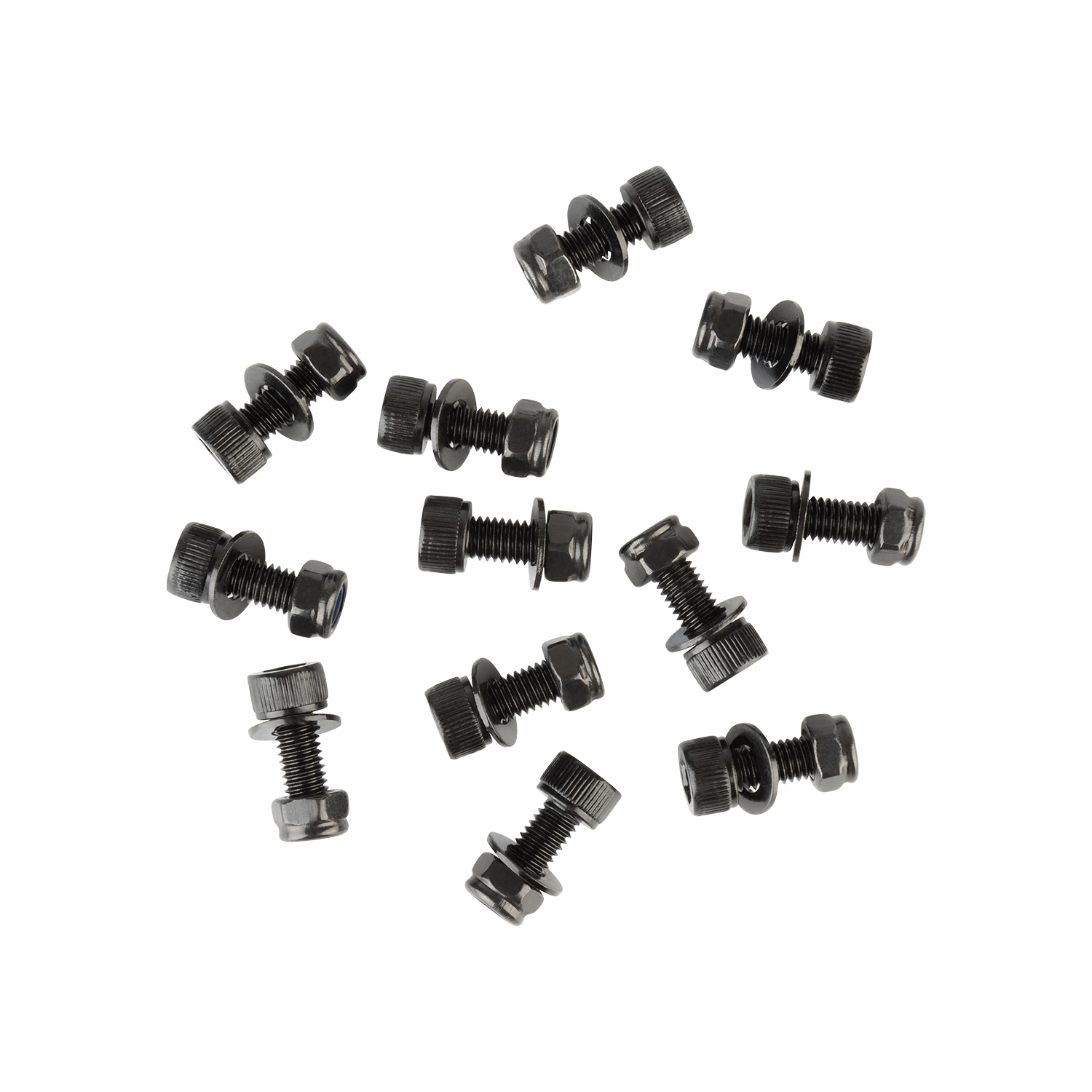 Picatinny-Style Rail Hardware Set Allen Bolts + Nuts + Washers (Set of 12)