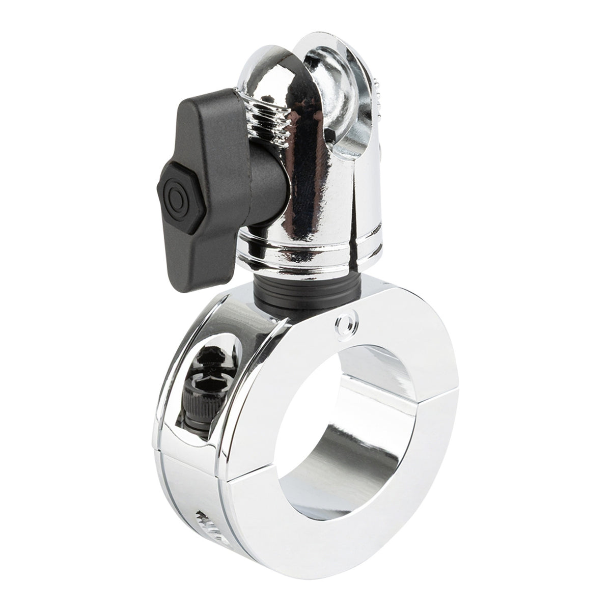 Chrome Bar Clamp Mounts with 20mm Anti-Theft Connector End Nubby Edition (various sizes)