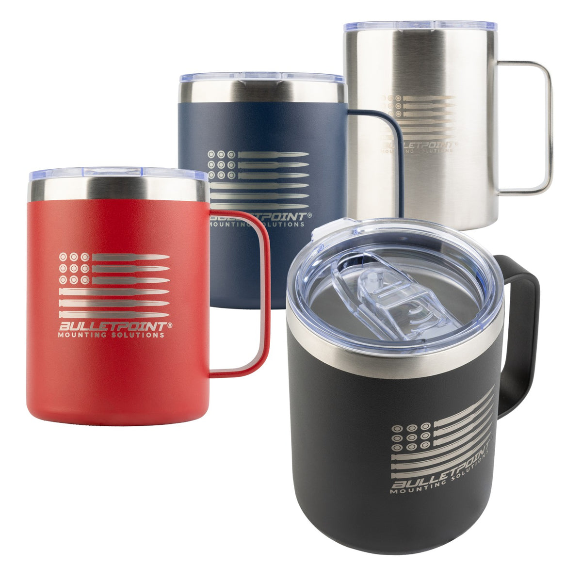 Bulletpoint 12oz Double-Wall Vacuum Insulated Stainless Steel Mug