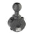 Aluminum Bar Clamp Mounts with 20mm Ball (various sizes)