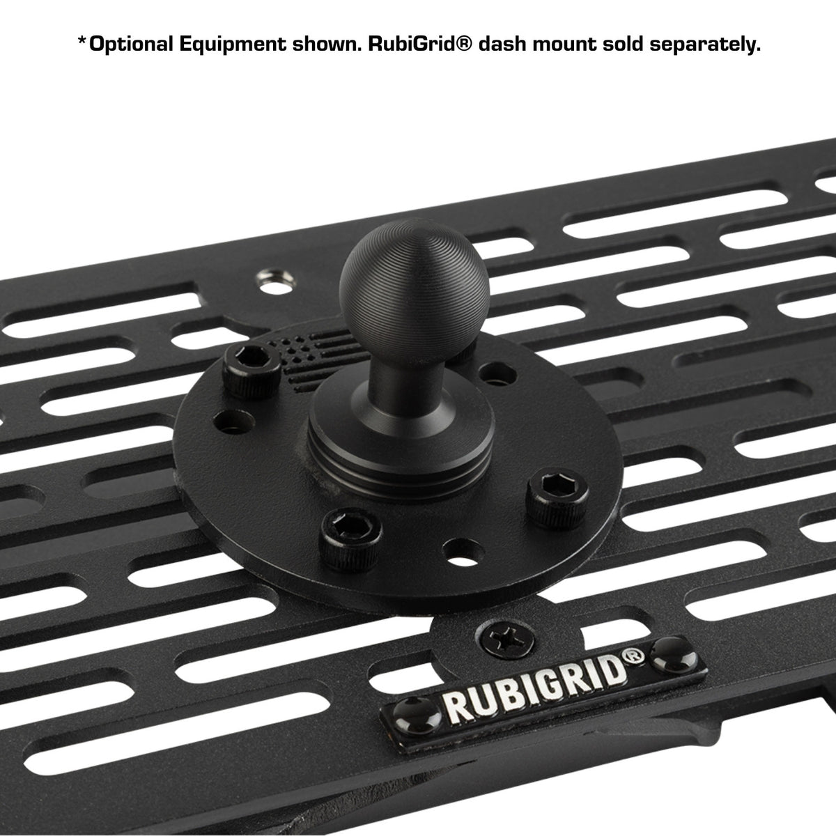 2.4-inch Round Metal AMPS-Compatible Base with 20mm Ball Mount