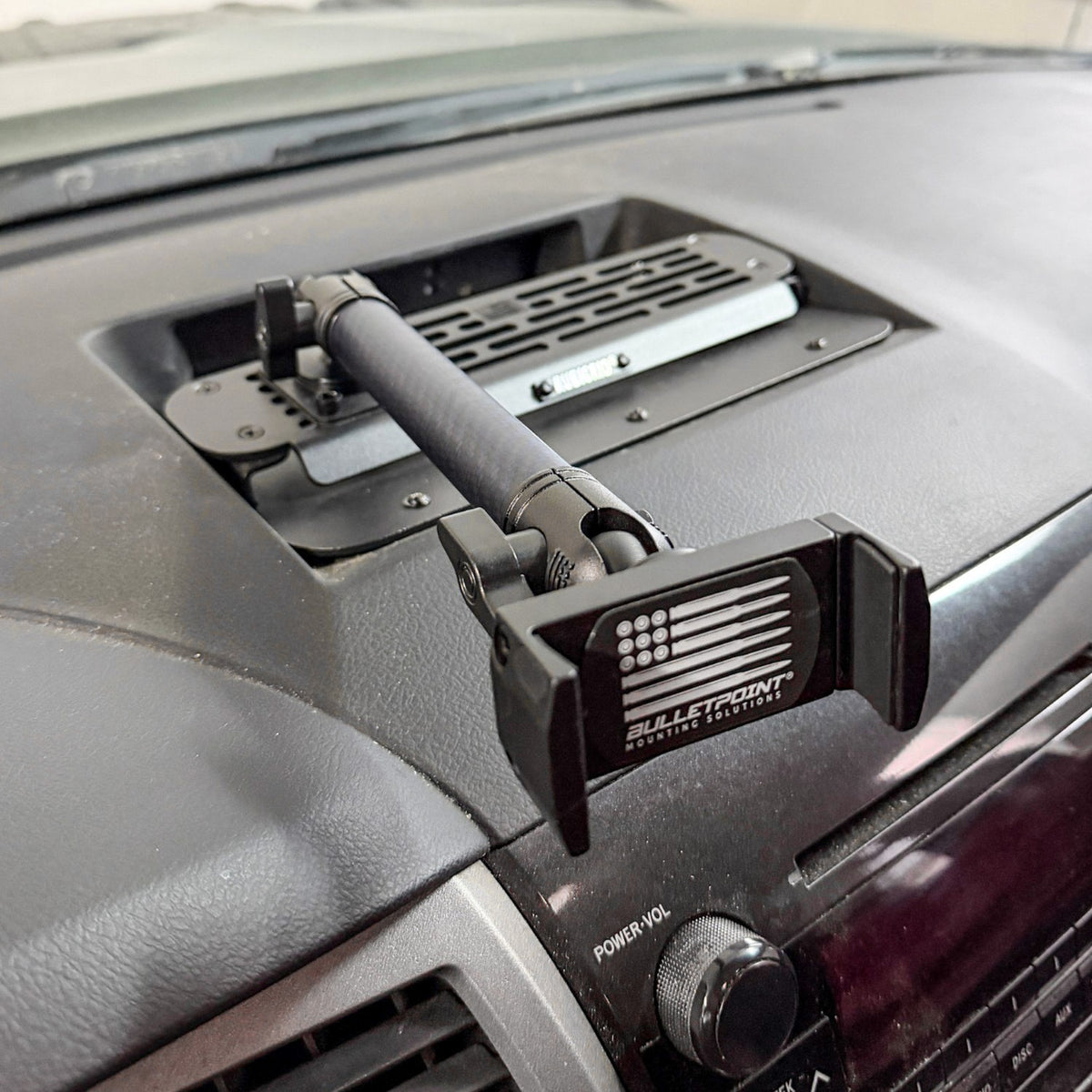 RubiGrid® 2007-2013 Toyota Tundra & 2008-2017 Sequoia Dash Mount Phone + Device Holder