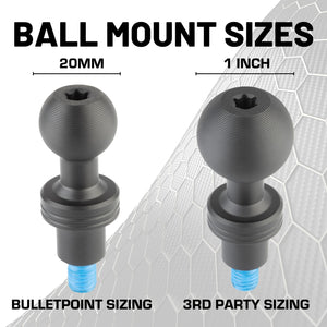 2007-2018 Jeep Wrangler JK Freedom Panel Ball Mount