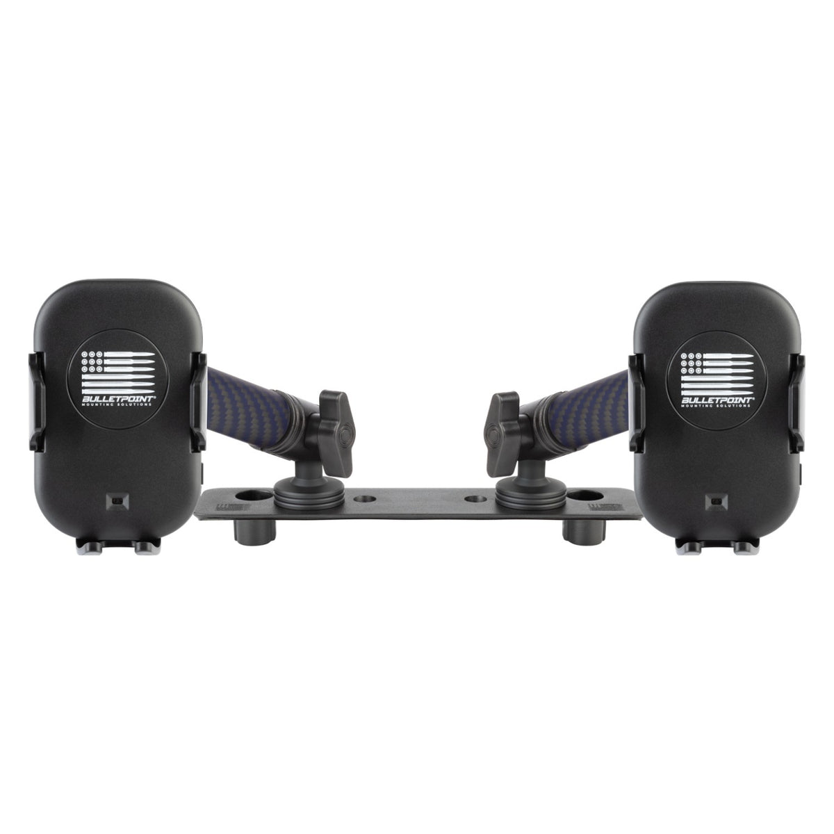 Metal Series 2013-2018 RAM Truck &amp; 2019+ RAM 1500 Classic Dual Phone Mount with Dual 20mm Balls