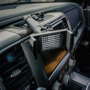 2013-2018 RAM Truck & 2019-2024 RAM 1500 Classic Dual 20mm Ball Metal Dash Mount with Single Phone Holder