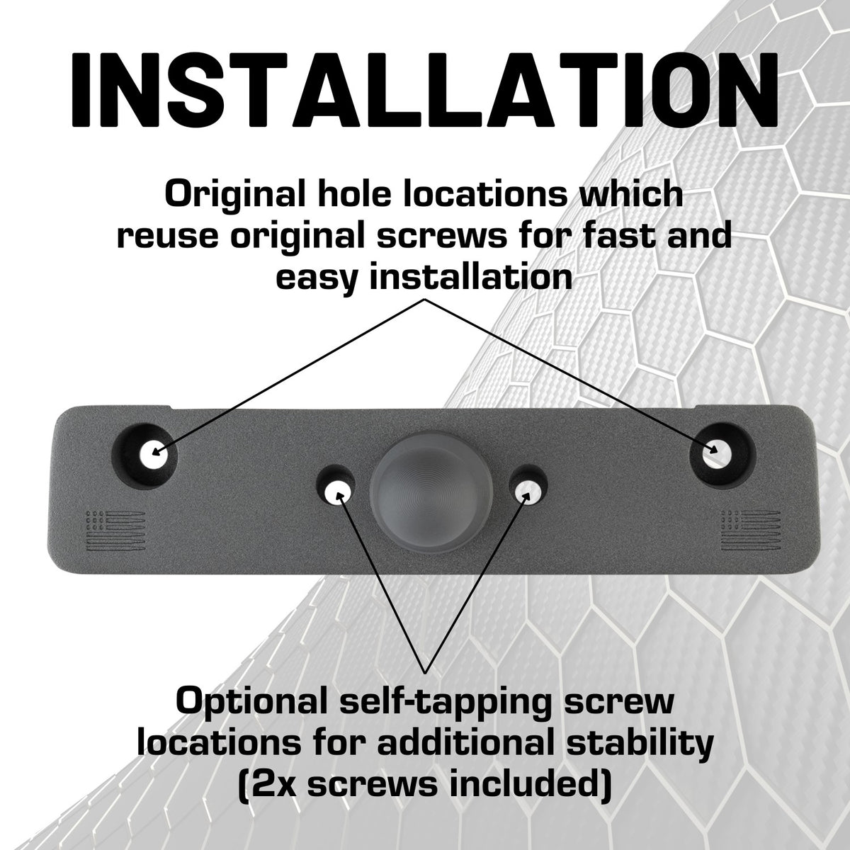 2013-2018 RAM Truck &amp; 2019+ RAM 1500 Classic 20mm Single Ball Metal Dash Mount