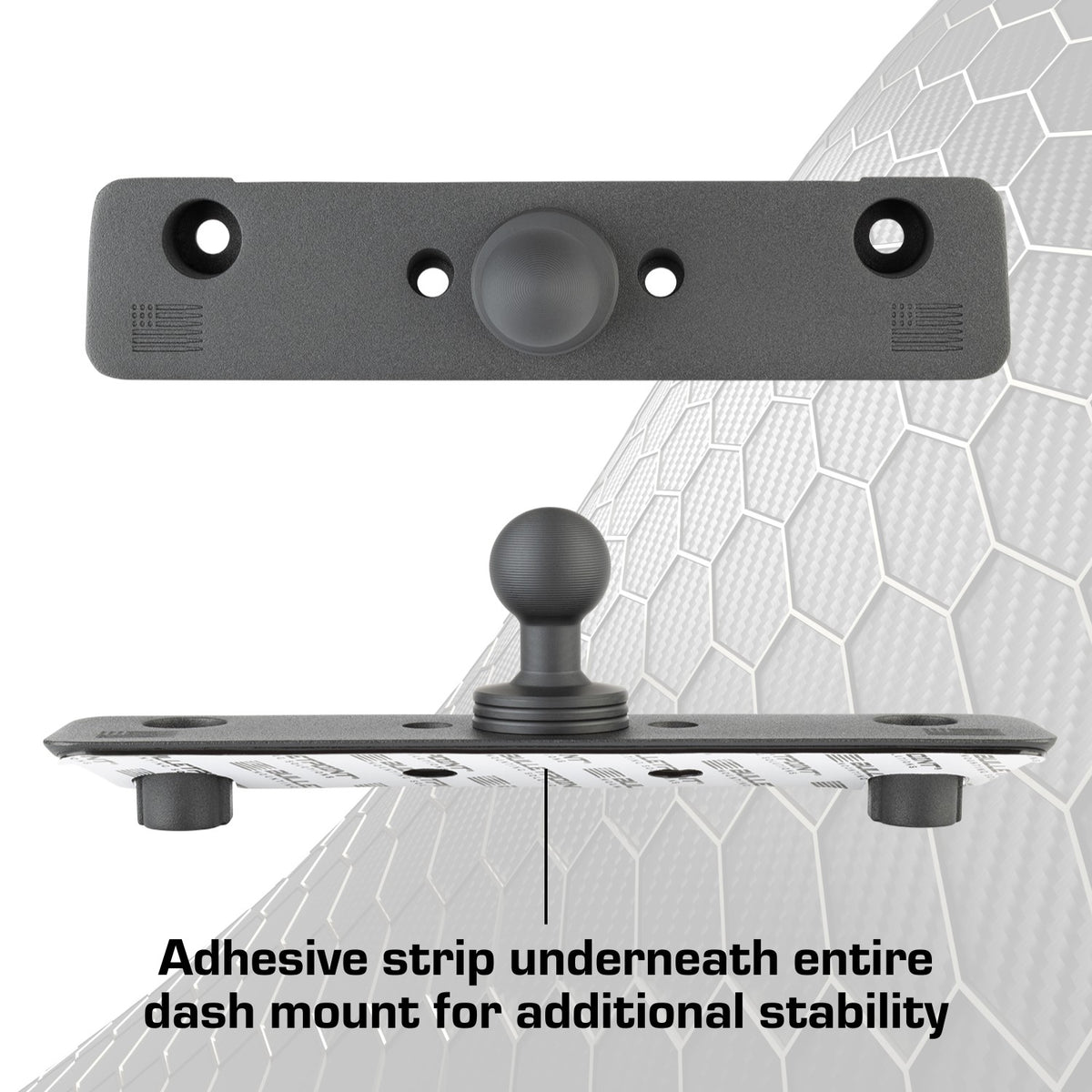 2013-2018 RAM Truck &amp; 2019+ RAM 1500 Classic 20mm Single Ball Metal Dash Mount