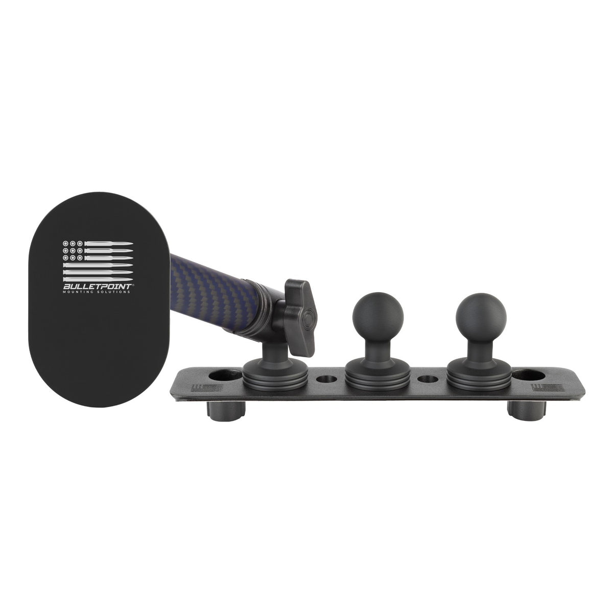 2013-2018 RAM Truck &amp; 2019+ RAM 1500 Classic 20mm 3-Ball Metal Dash Mount