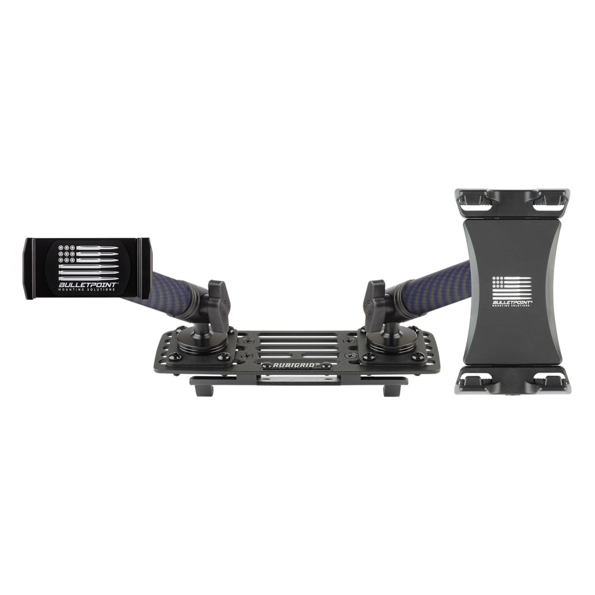 RubiGrid® 2013-2018 RAM Truck &amp; 2019+ RAM 1500 Classic Phone Holder Multi-Device Dash Mount