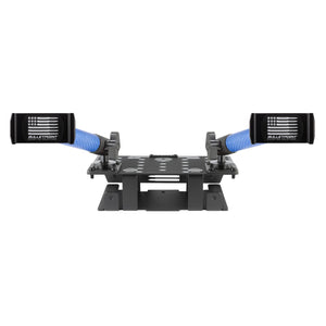 RubiGrid® 2015-2020 Ford F-150 + 2017-2022 F250/F350/450 + 2018-2021 Ford Expedition Dash Mount Phone + Device Holder with Blue Arms