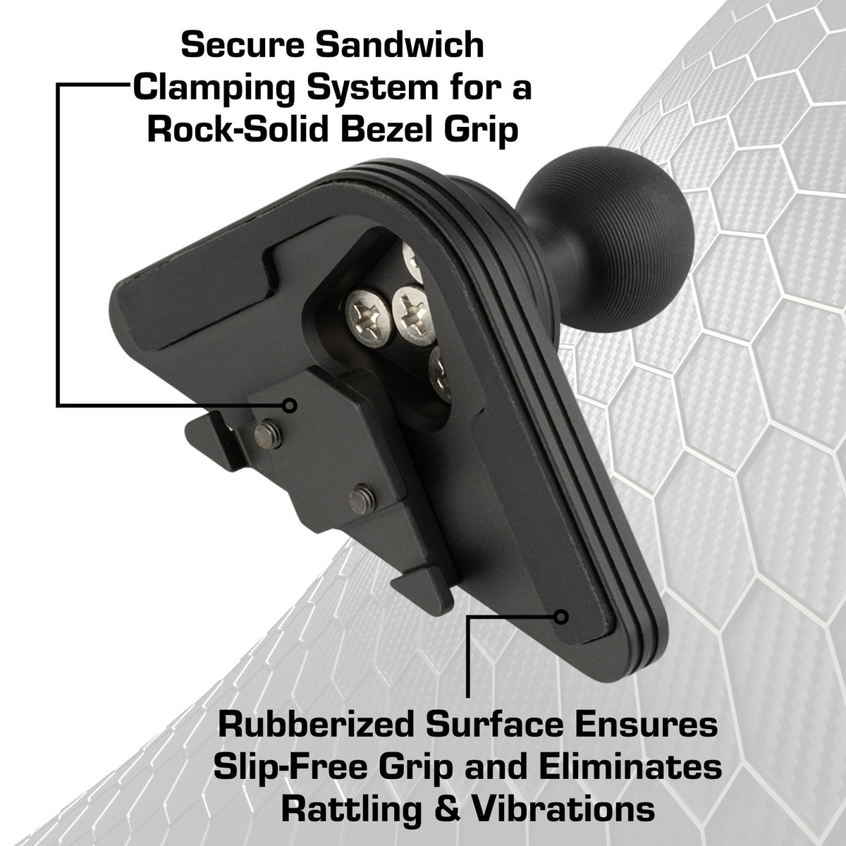 Aluminum Air Vent Phone Mount compatible with 2015-2020 Ford F-150, 2017-2022 Super Duty & 2018-2021 Expedition