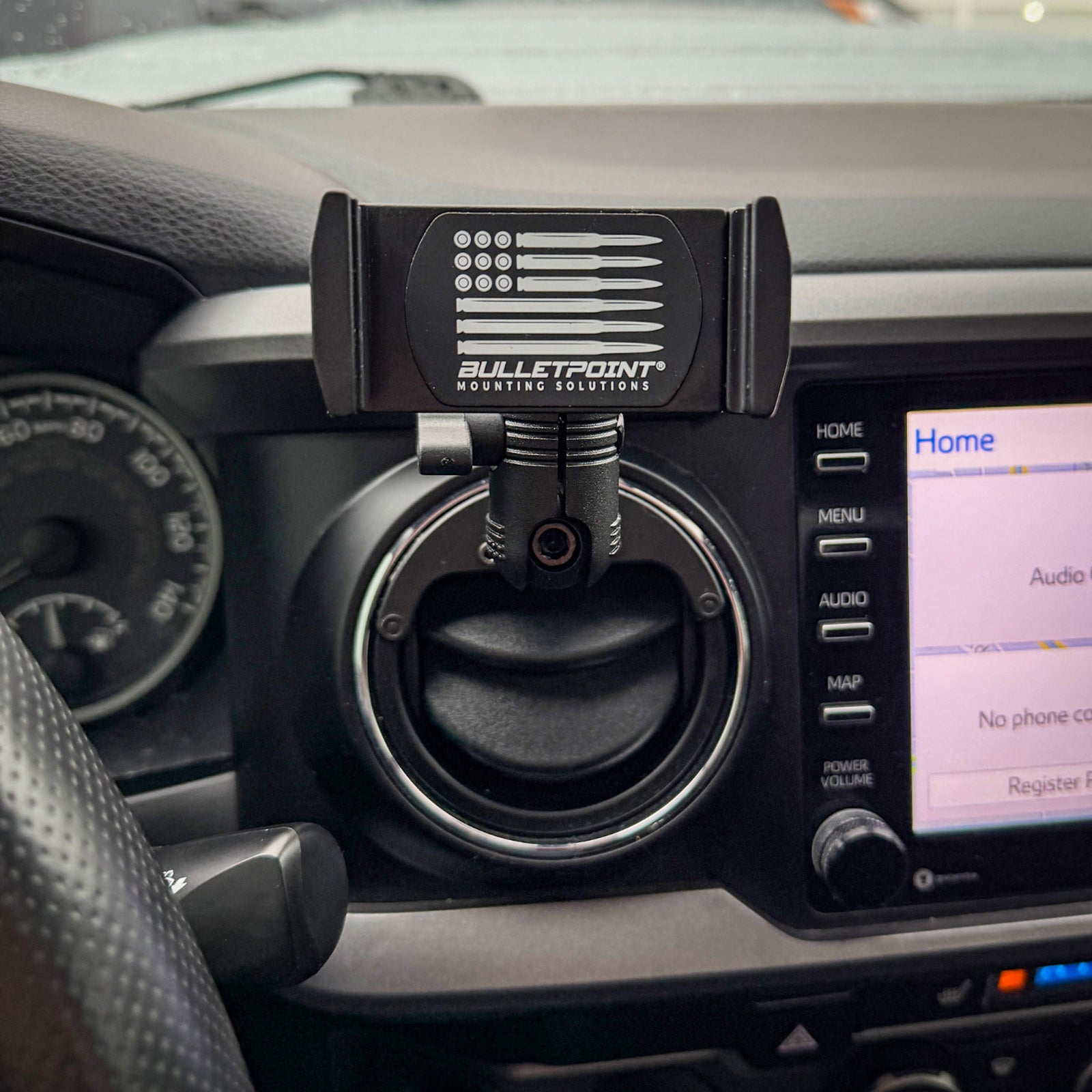 Aluminum Air Vent Phone Mount compatible with 2016-2023 Toyota Tacoma & 2014-2021 Toyota Tundra