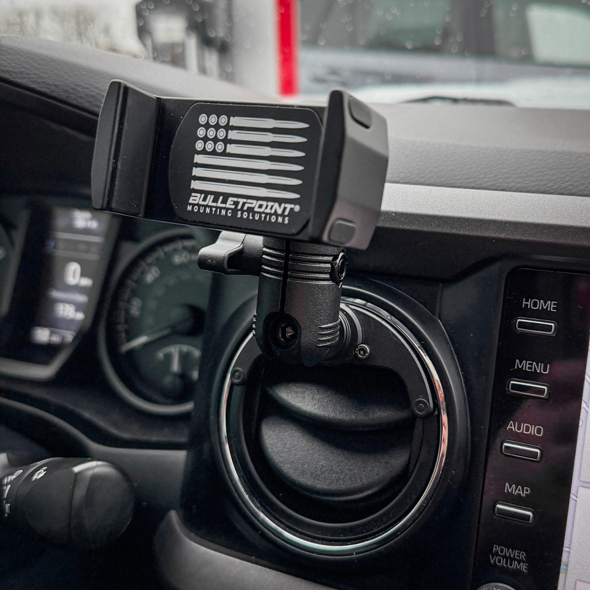 Aluminum Air Vent Phone Mount compatible with 2016-2023 Toyota Tacoma & 2014-2021 Toyota Tundra