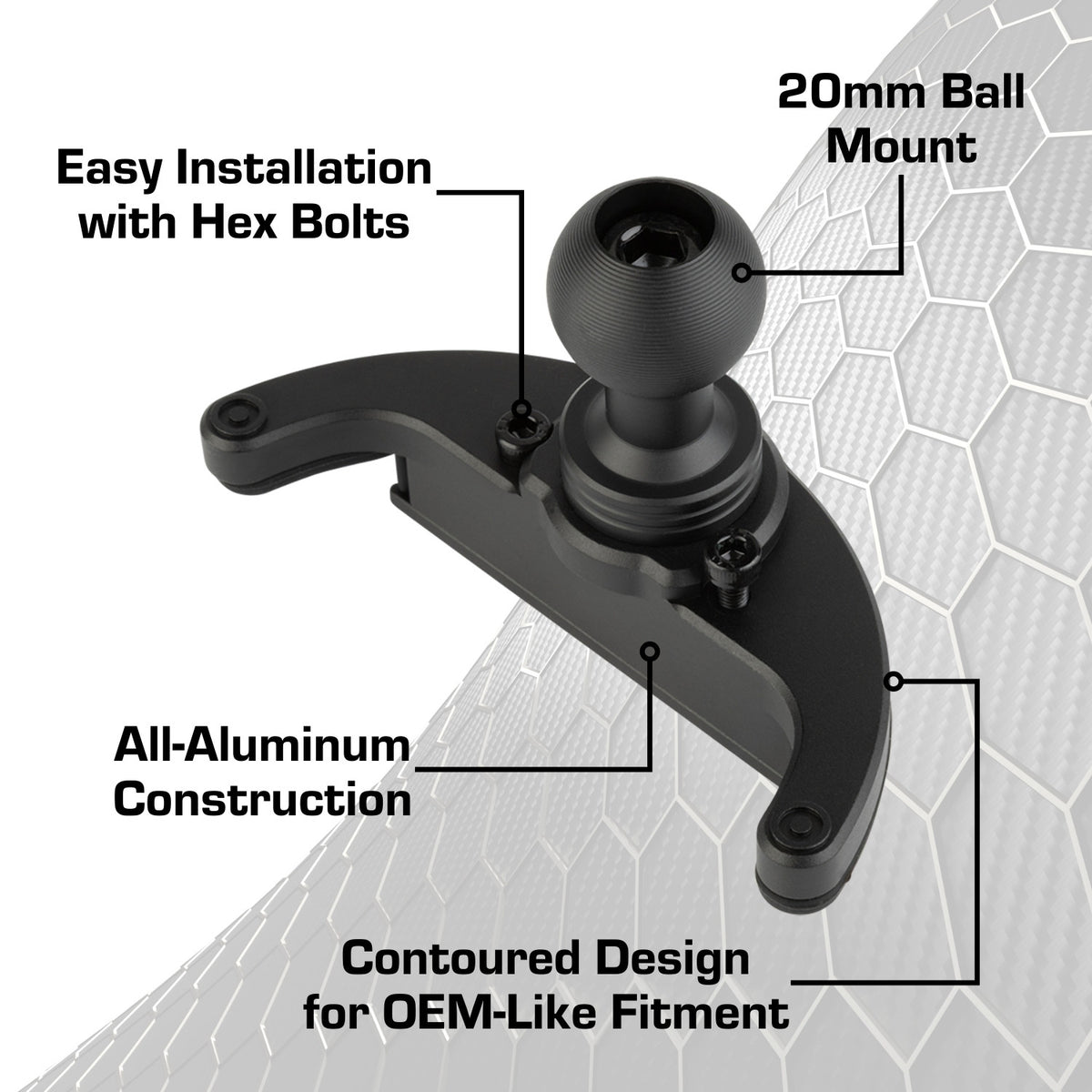 Aluminum Air Vent Phone Mount compatible with 2016-2023 Toyota Tacoma & 2014-2021 Toyota Tundra