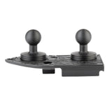Mounting Base for 2018-2023 Jeep Wrangler JL + 2020-2023 Jeep Gladiator - Driver Side Dual Ball