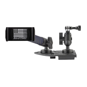 2018-2023 Jeep Wrangler JL + 2020-2023 Jeep Gladiator Driver Side Jeep Phone Mount & Action Camera Mount